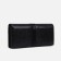 Women's wallet on magnets, black color