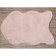 Plush mat Sofi de Marko, size 60x90 cm, light pink color