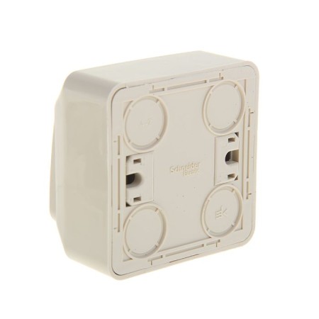 Schetode switch Sche Ba10-002k, 2 keys, external, cream color-1