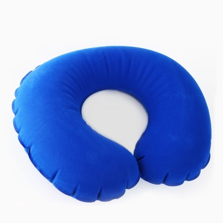 Pillow for travel "Blue", shape of the oval-2