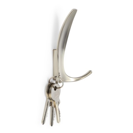 Furniture hook Cappio Flat, three -rod, matte nickel color-2