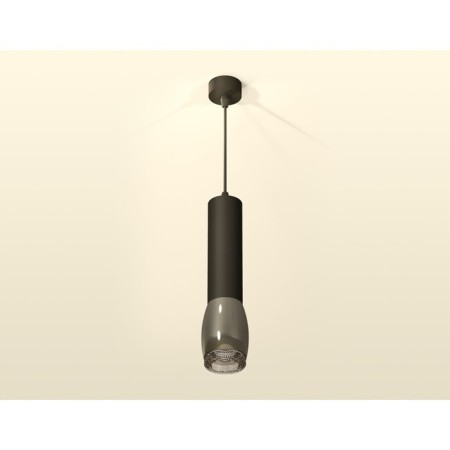 A set of suspended lamp with composite crystal Ambrella Light, Techno, XP1123005, Gu5.3, Black Chrome Color, Black Sand-1