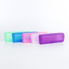 Case for glasses on fasteners, color mix