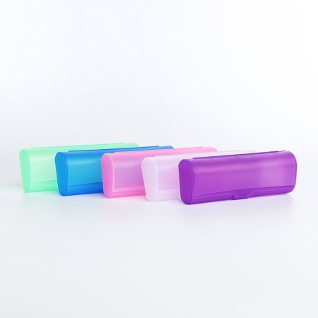 Case for glasses on fasteners, color mix