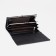 Women's wallet on magnets, black color