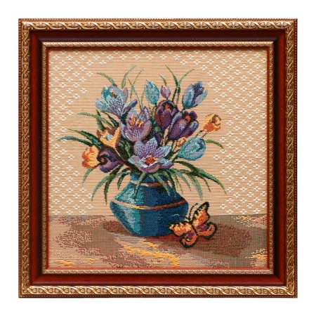 Tapestry "Crocus" 31x31 (with a frame 38x38) cm