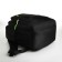 Youth backpack from textiles on lightning, 5 pockets, black/green color
