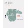 Body baby with a long sleeve Rant Milk-Aholic, height 56 ​​cm, green color