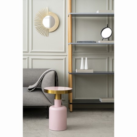 Coffee table from 350 × 350 × 510 mm, pink color