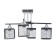 Caus "Cube" 4x60W E27 Black 38.5x38.5x27cm