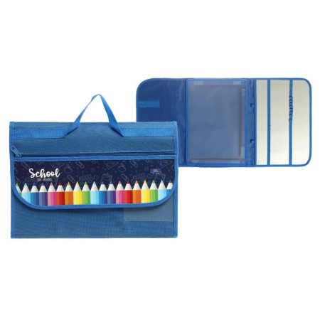 Labor folder A4, 325 x 240 mm, with handles, compounds on Velcro, textile, PTR-10, calligrata "pencils"