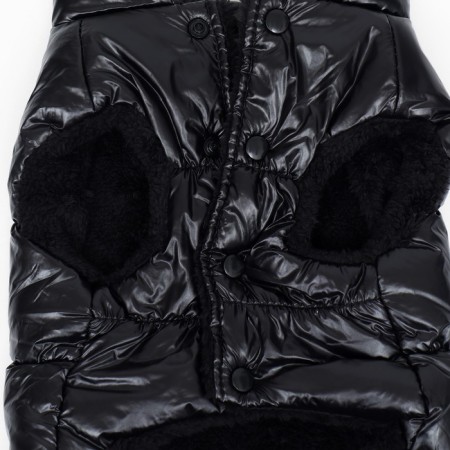Dog jacket "Shine", S (DS 25, OG 37, Osh 24 cm, up to 5 kg), black-8