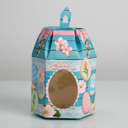 Confectionery box, packaging "Bright Easter", 16.5 x 14.5 x 21 cm