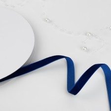 Velvet tape, 10 mm, 18 ± 1 m, blue color No. 47