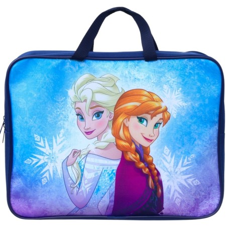 Folder with handles textile A4, 350x270x100 mm, cold heart-5