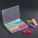 Organizer for decor, 14 blocks, 4 cells, 21 × 17.5 × 2.7 cm, multi -colored