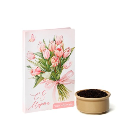 Gift tea in the postcard "Since March 8", 10 g-2