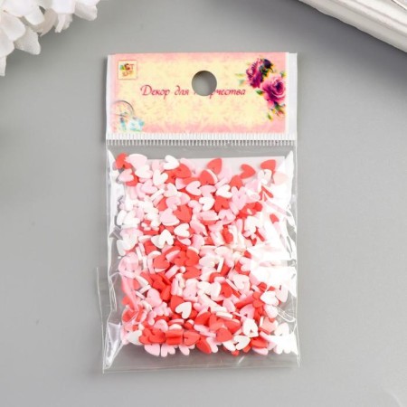Decor for creativity Plastic "Hearts" 10 g 0.5x0.5 cm-2