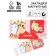 Magnetic bookmarks 2 pcs, 4x4cm, on the substrate "Listen to your heart"