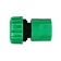 Connector, 3/4 "(19 mm), fast-fast connection, pp-plate, Greengo