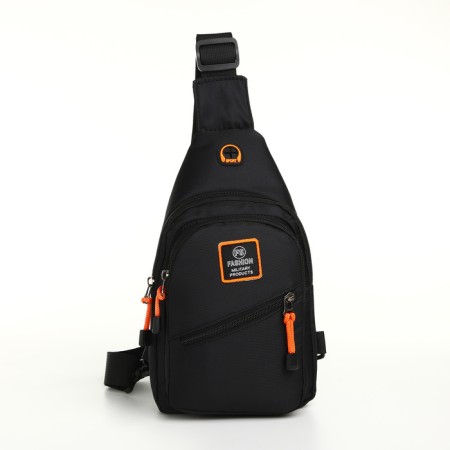 Lightning bag-bag, external pocket, black color-1