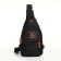 Lightning bag-bag, external pocket, black color