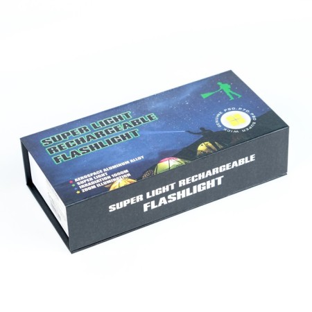 Manual battery flashlight, 12 W, 340 lm, P50, 5 modes, 17 x 4 cm-5