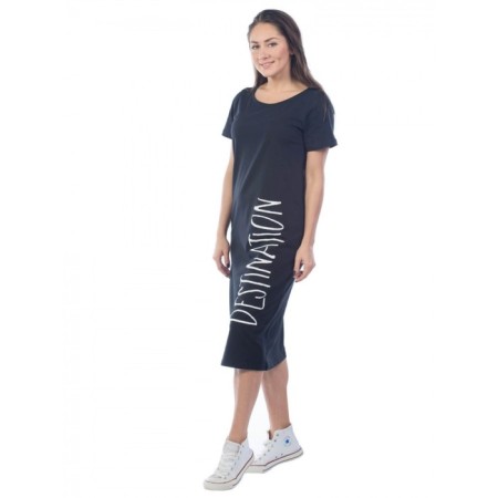 Women's dress Destination, size 56, black color-1