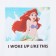T -shirt "Little Mermaid" Oversize Princess, white color