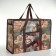 Lightning bag, external pocket, brown color