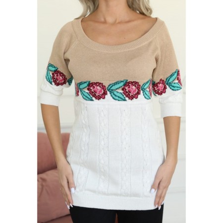 Female jumper, size 42, white color-12