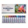 Temporary paints, set of 12 colors x 18 ml, ZHK "Master Class", colorism, 16411903