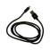 Lightning cable - usb, 2.1 a, nylon braid, 1 meter, black
