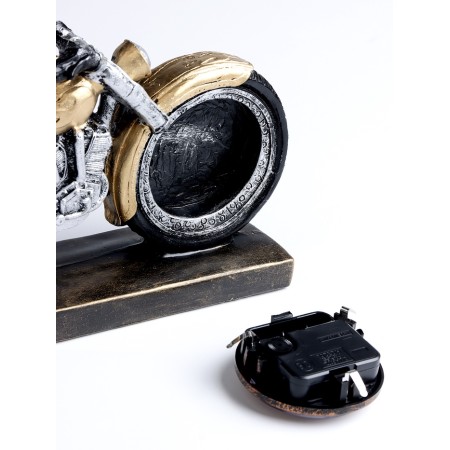 Table interior clock, “bike”, on batteries, 28 × 7.4 × 17 cm, D-7 cm-3