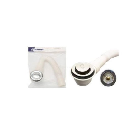 Siphon for the shower pallet Orion 0104005, hole 46-60 mm, click-clock, hydraulic recovery