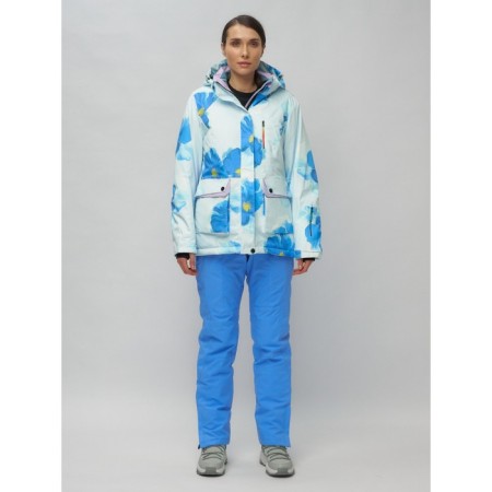 Ski suit female, size 42, blue color
