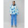 Ski suit female, size 42, blue color