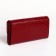Women's wallet on magnets, red color