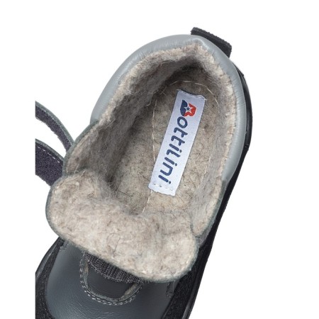 Baby boots, size 23, gray color-2