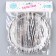 Paper "Strips" plate, in the set 6 pcs., Silver color