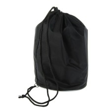 A bag for shoes and balls 360 x 220 mm, round bottom D 220 mm, calligrata (soft polyester, density 210 D), black