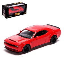 Metal machine Dodge Challenger SRT DEMON, 1:32, inertia, red color