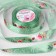 Satin tape "From March 8!", 25 mm × 23 ± 1 m, green color
