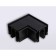 Ambrella connector angular for the Magnetic 48V busbar in the GL3392 BK stretch ceiling, black