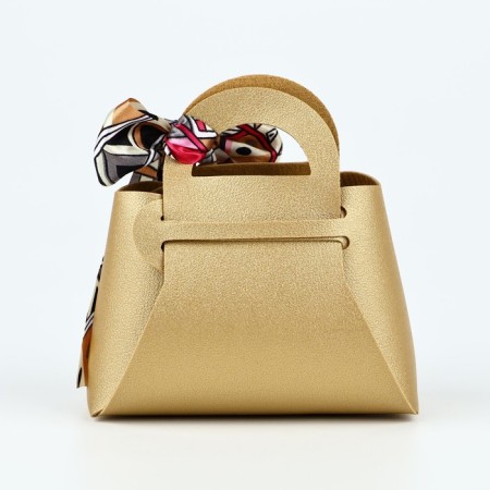 Gift handbag "Golden", 12 x 13 x 5.5 cm-2