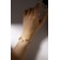 Bracelet "sky", white color in gold, l = 16 cm