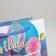 Gift holographic package, packaging, Birthday Pressent, 23 x 10 x 18 cm