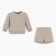 Kidsa (sweatshirt, shorts) minku, gray color, height 80-86 cm