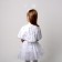 Carnival set: white pelerin with snowflakes, plush, skirt, rim, height 104-128