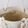 Bag Women's beach on lightning, white color